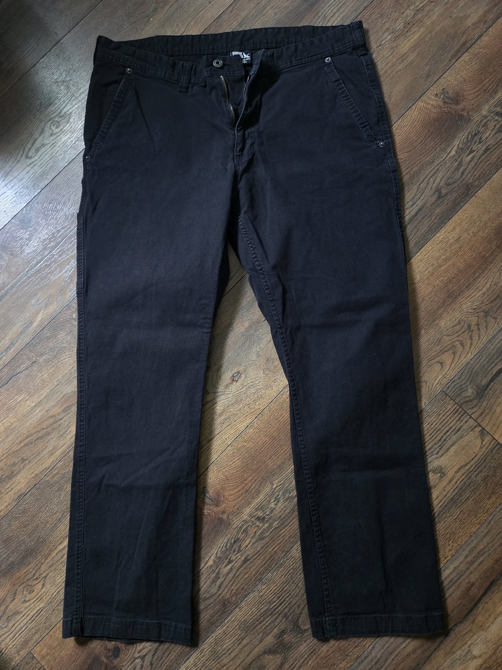 Eddie Bauer Men's Black Utility Casual Pants, Size 38x32